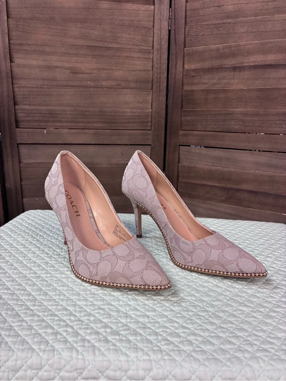 Coach Waverly Jacquard pump
